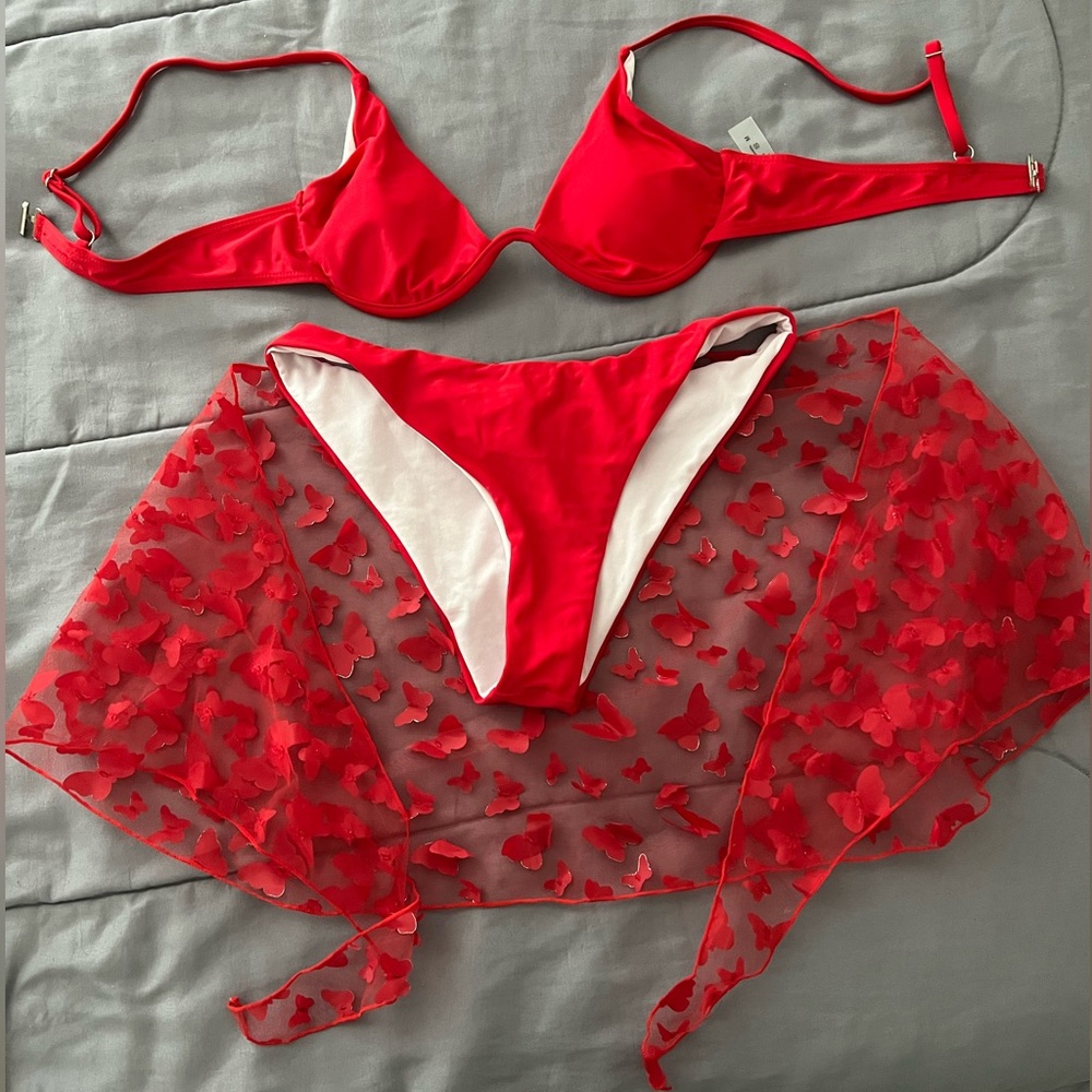 3 piece bathing suit